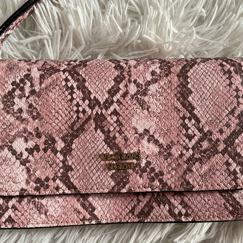 Pink Victoria Secret wristlet